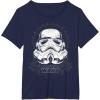 image:imageStar Wars Tattoo Stormtrooper Helmet Graphic TShirt TShirtNavy Blue