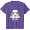 image:imageStar Wars Tattoo Stormtrooper Helmet Graphic TShirt TShirtPurple Heather