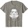 image:imageStar Wars Tattoo Stormtrooper Helmet Graphic TShirt TShirtSlate Grey