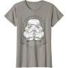 image:imageStar Wars Tattoo Stormtrooper Helmet Graphic TShirt TShirtSlate Grey