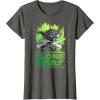 image:imageStar Wars The Clone Wars Yoda Attack TShirtAsphalt Grey