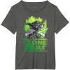 image:imageStar Wars The Clone Wars Yoda Attack TShirtAsphalt Grey
