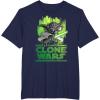 image:imageStar Wars The Clone Wars Yoda Attack TShirtNavy Blue