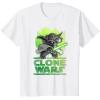 image:imageStar Wars The Clone Wars Yoda Attack TShirtWhite