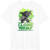 image:imageStar Wars The Clone Wars Yoda Attack TShirtWhite
