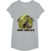 image:imageStar Wars The Clone Wars Yoda Epic Are My Jedi Skills TShirtHeather Grey