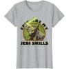 image:imageStar Wars The Clone Wars Yoda Epic Are My Jedi Skills TShirtHeather Grey
