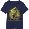 image:imageStar Wars The Clone Wars Yoda Epic Are My Jedi Skills TShirtNavy Blue