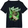 image:imageStar Wars The Clone Wars Yoda Size Matters Not TShirtBlack