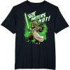 image:imageStar Wars The Clone Wars Yoda Size Matters Not TShirtBlack