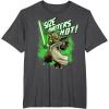 image:imageStar Wars The Clone Wars Yoda Size Matters Not TShirtDark Heather Grey