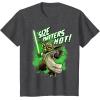 image:imageStar Wars The Clone Wars Yoda Size Matters Not TShirtDark Heather Grey