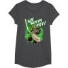 image:imageStar Wars The Clone Wars Yoda Size Matters Not TShirtDark Heather Grey