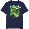image:imageStar Wars The Clone Wars Yoda Size Matters Not TShirtNavy Blue