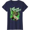 image:imageStar Wars The Clone Wars Yoda Size Matters Not TShirtNavy Blue