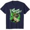 image:imageStar Wars The Clone Wars Yoda Size Matters Not TShirtNavy Blue
