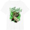 image:imageStar Wars The Clone Wars Yoda Size Matters Not TShirtWhite