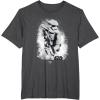 image:imageStar Wars The Force Awakens Splatter Stormtrooper TShirtDark Heather Grey