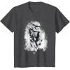 image:imageStar Wars The Force Awakens Splatter Stormtrooper TShirtDark Heather Grey