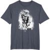 image:imageStar Wars The Force Awakens Splatter Stormtrooper TShirtHeather Blue