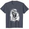image:imageStar Wars The Force Awakens Splatter Stormtrooper TShirtHeather Blue
