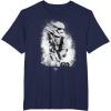 image:imageStar Wars The Force Awakens Splatter Stormtrooper TShirtNavy Blue