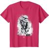 image:imageStar Wars The Force Awakens Splatter Stormtrooper TShirtRed Heather