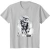image:imageStar Wars The Force Awakens Splatter Stormtrooper TShirtSilver Grey