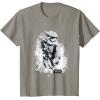 image:imageStar Wars The Force Awakens Splatter Stormtrooper TShirtSlate Grey