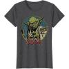 image:imageStar Wars Vintage Yoda Logo TShirtDark Heather Grey