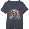 image:imageStar Wars Visions Anime The Duel Samurai Stormtrooper TShirtHeather Blue