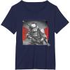 image:imageStar Wars Visions Anime The Duel Samurai Stormtrooper TShirtNavy Blue