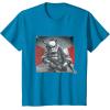 image:imageStar Wars Visions Anime The Duel Samurai Stormtrooper TShirtSapphire Blue