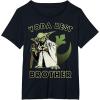image:imageStar Wars Yoda Best Brother Rebel Logo TShirtBlack