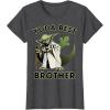 image:imageStar Wars Yoda Best Brother Rebel Logo TShirtDark Heather Grey