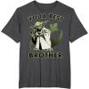 image:imageStar Wars Yoda Best Brother Rebel Logo TShirtDark Heather Grey