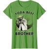 image:imageStar Wars Yoda Best Brother Rebel Logo TShirtGrass Green