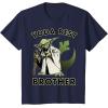 image:imageStar Wars Yoda Best Brother Rebel Logo TShirtNavy Blue