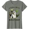 image:imageStar Wars Yoda Best Brother Rebel Logo TShirtOlive Heather