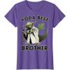 image:imageStar Wars Yoda Best Brother Rebel Logo TShirtPurple Heather