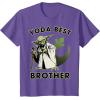 image:imageStar Wars Yoda Best Brother Rebel Logo TShirtPurple Heather