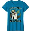 image:imageStar Wars Yoda Best Brother Rebel Logo TShirtSapphire Blue