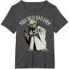 image:imageStar Wars Yoda Best Dad Ever Graphic TShirt C1 TShirtDark Heather Grey