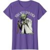 image:imageStar Wars Yoda Best Dad Ever Graphic TShirt C1 TShirtPurple Heather