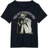 image:imageStar Wars Yoda Best Daughter Ever Portrait TShirtBlack