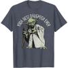 image:imageStar Wars Yoda Best Daughter Ever Portrait TShirtHeather Blue
