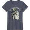 image:imageStar Wars Yoda Best Daughter Ever Portrait TShirtHeather Blue