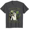image:imageStar Wars Yoda Best Grandpa Rebel Logo TShirtDark Heather Grey