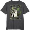 image:imageStar Wars Yoda Best Grandpa Rebel Logo TShirtDark Heather Grey