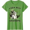 image:imageStar Wars Yoda Best Grandpa Rebel Logo TShirtGrass Green
